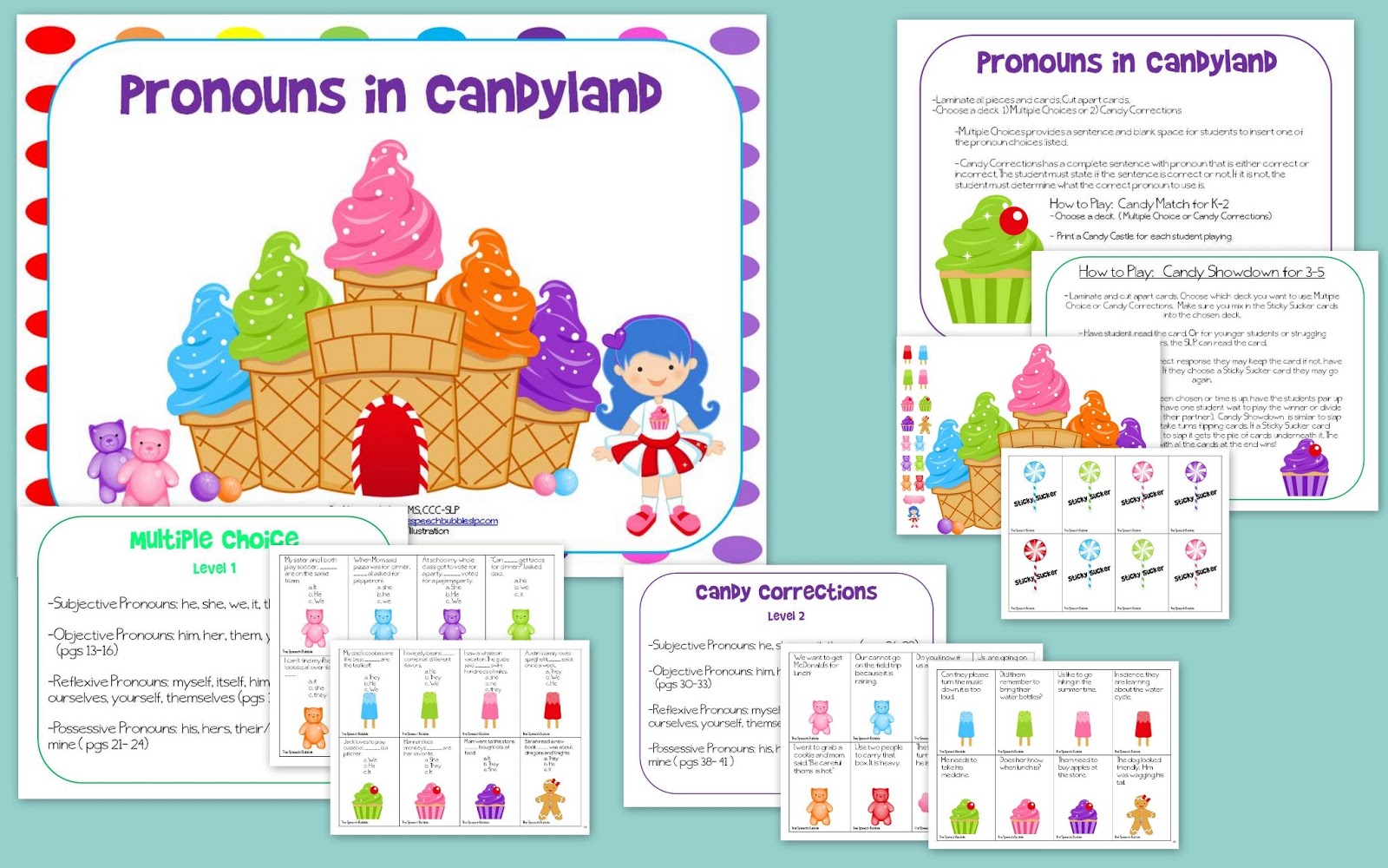 Pronouns in Candyland
