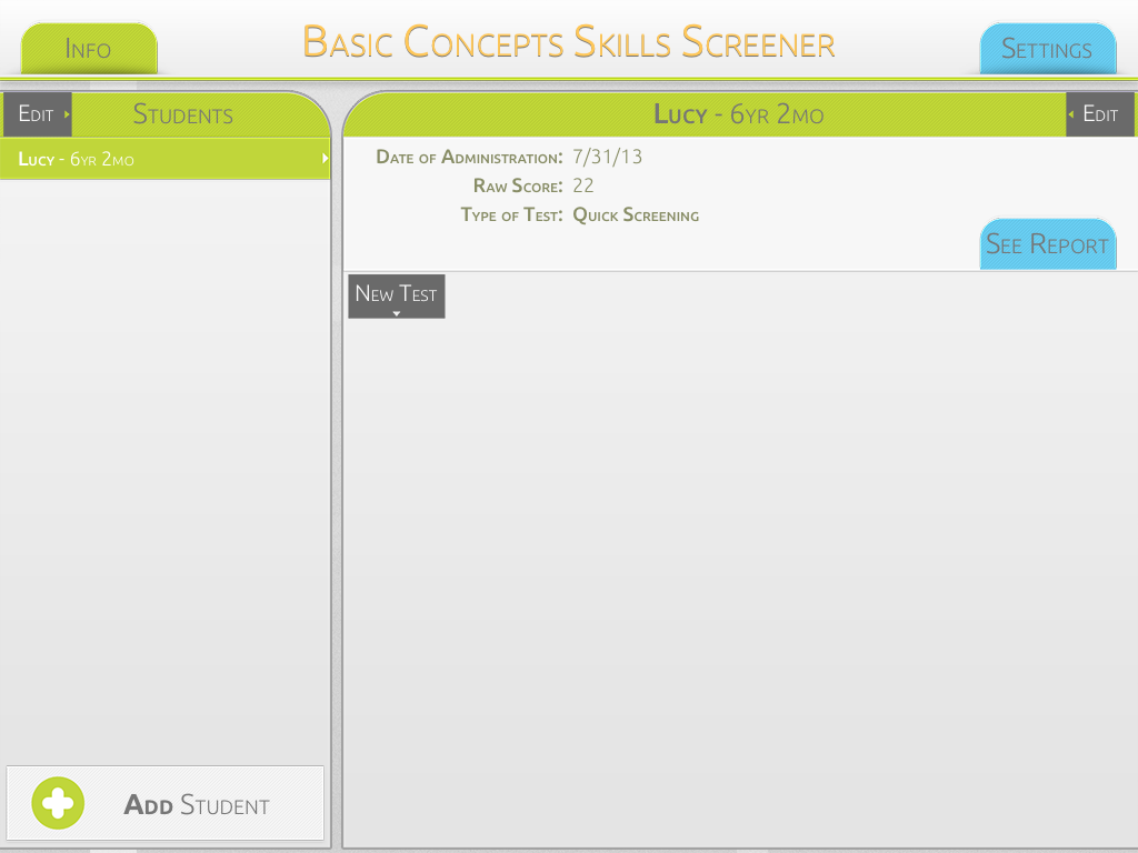 Basic Concept Skills Screener: Review