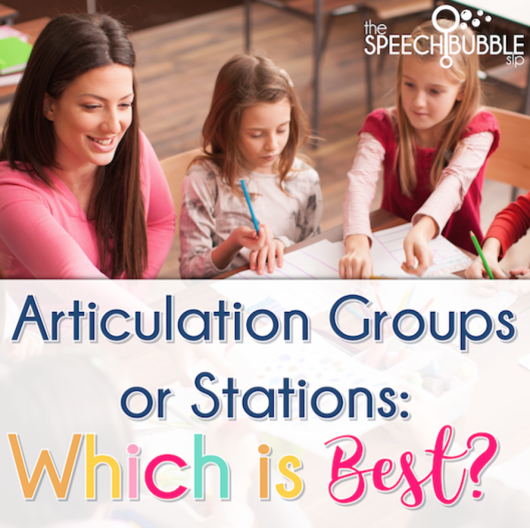 Articulation groups or stations, which is best?